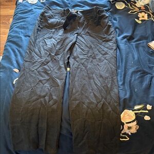 Ann Taylor Black Wide-Leg Pants